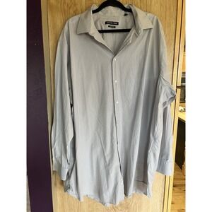 Michael Kors Men's Pinstripes Dress Shirt 2xl Tall